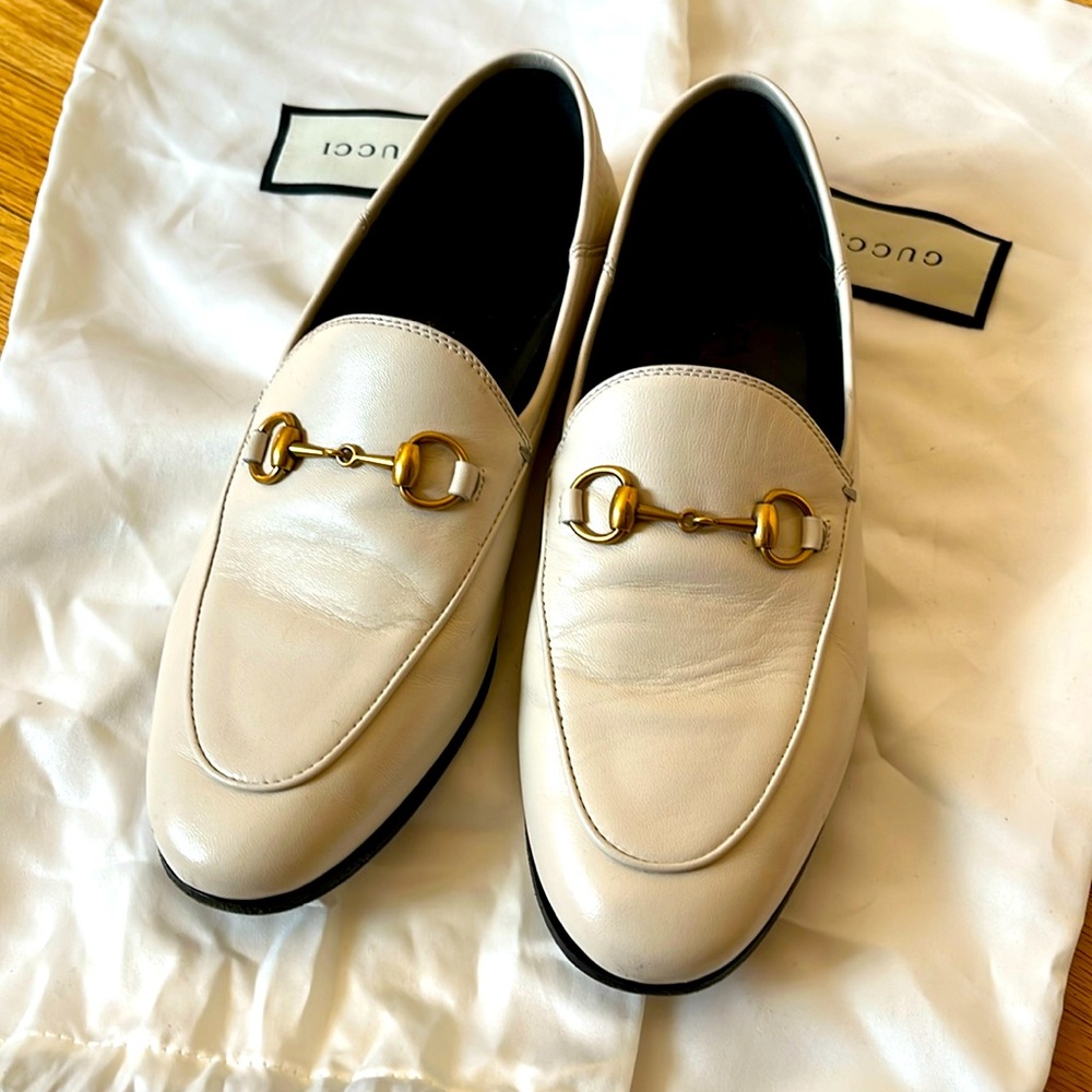 Brixton Leather Horsebit Loafers (size 37)
